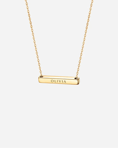 Graverat stavhalsband